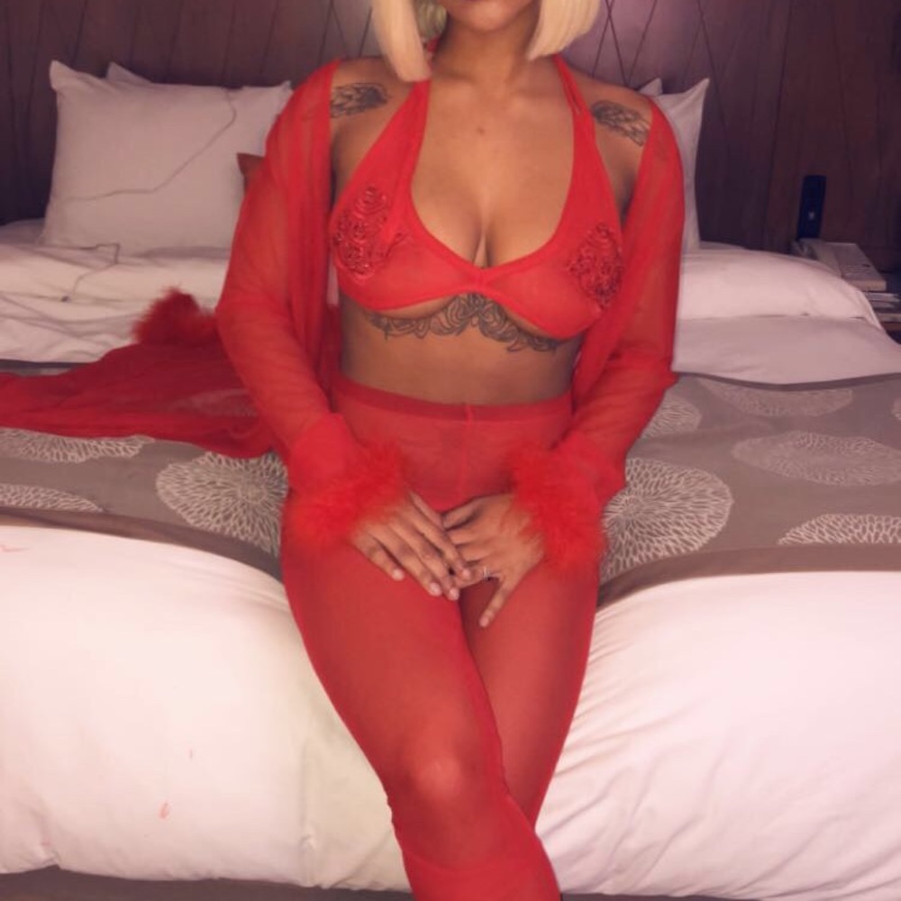 3 piece sheer boa robe set